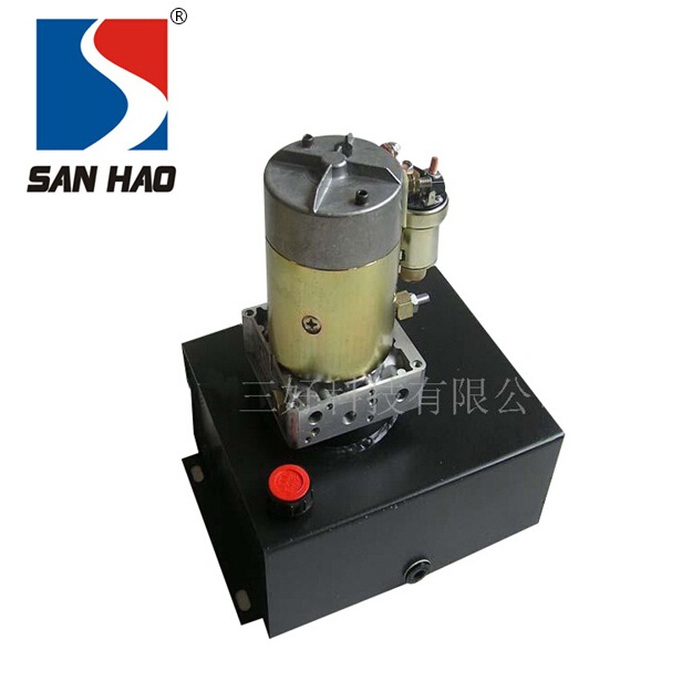 Cargo platform hydraulic power unit