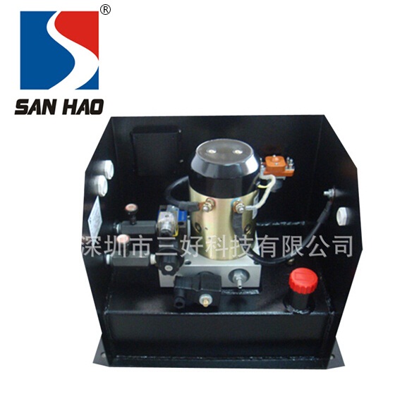Special automobile tail plate valve pump station