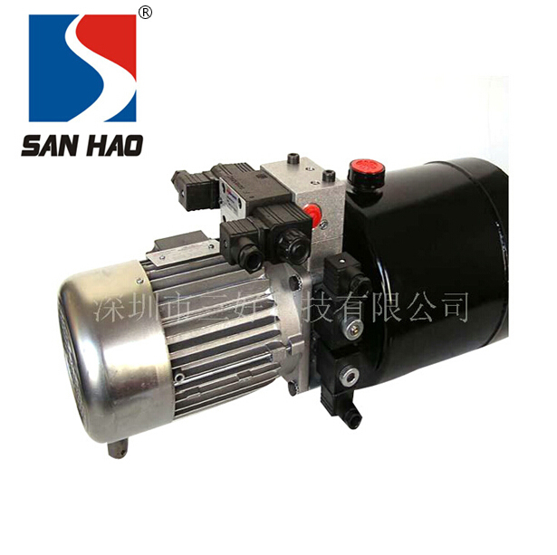 Double-acting miniature hydraulic power unit
