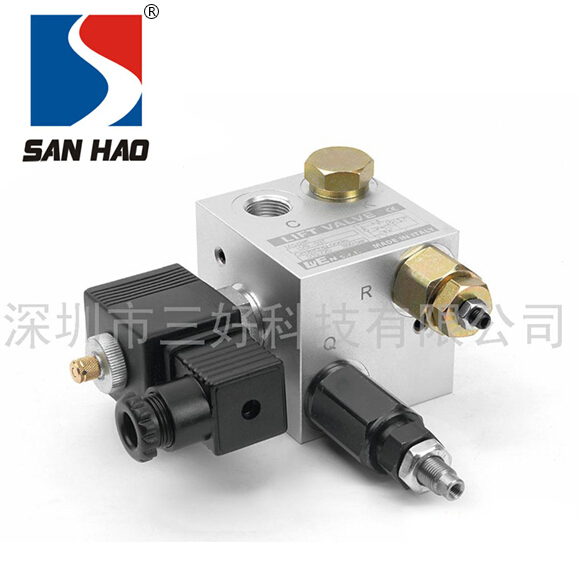 The combination of hydraulic valve group
