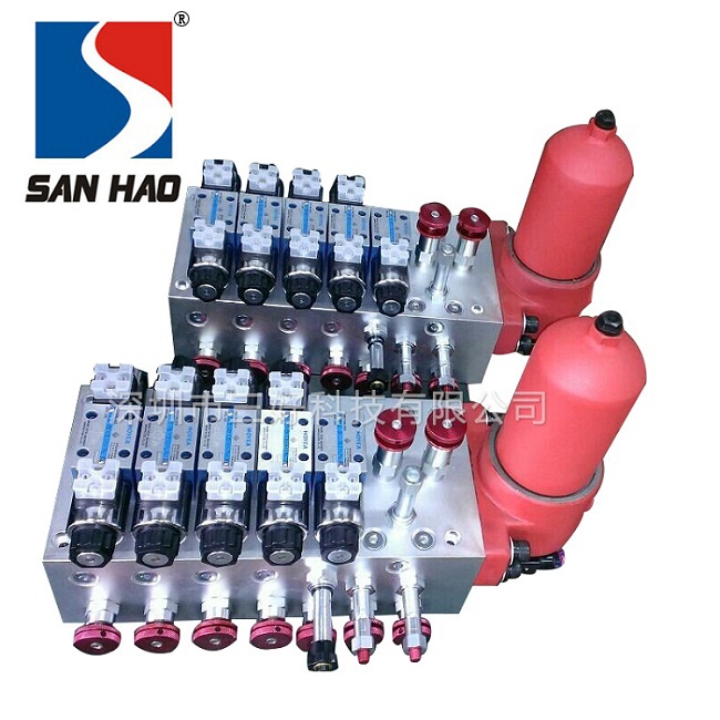 According to user requirements designed multi-function hydraulic valve group